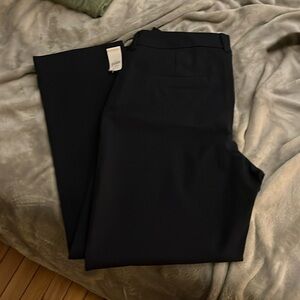 Navy blue, boot-cut pixie pants